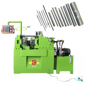 HB-50 Automatic two-shaft hydraulic rebar Thread Rolling Machine price In China diameter 6-50mm